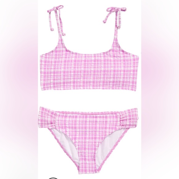 Billabong Swim Billabong Checkin The Waves Tie Trilet Bikini Set